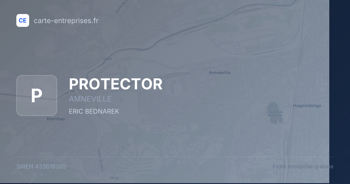 PROTECTOR — 433616265 — fiche entreprise