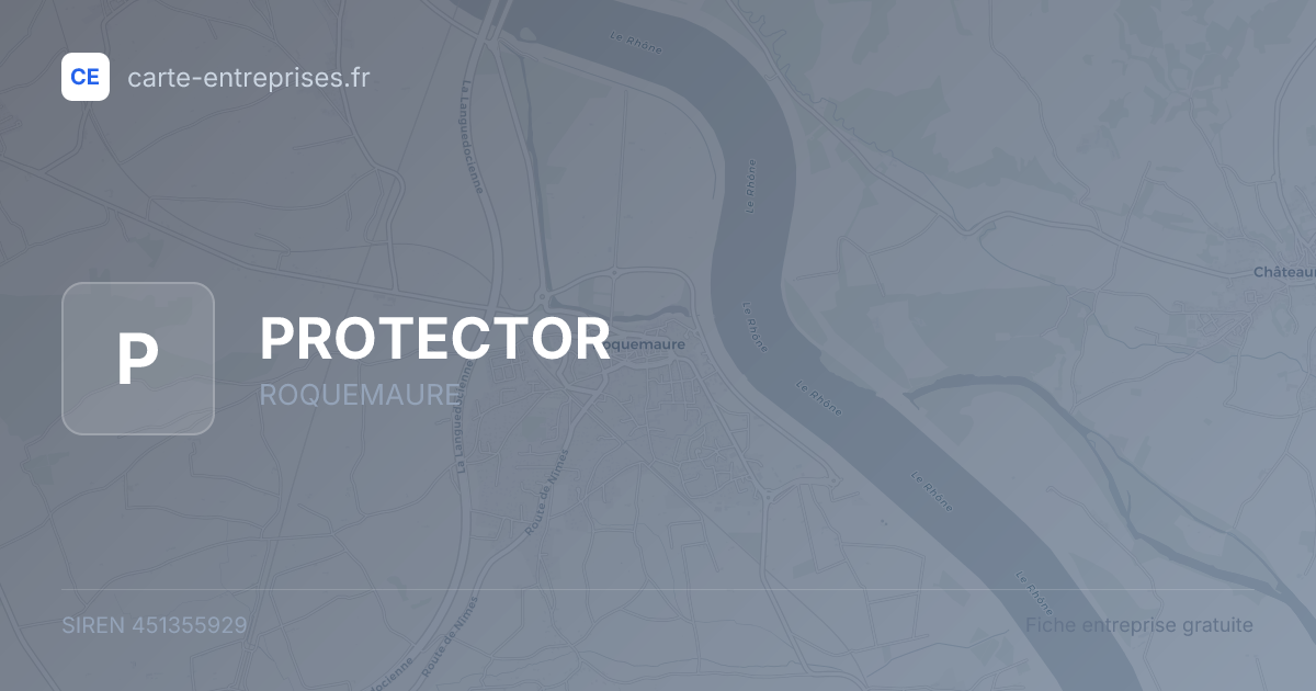 PROTECTOR — 451355929 — fiche entreprise