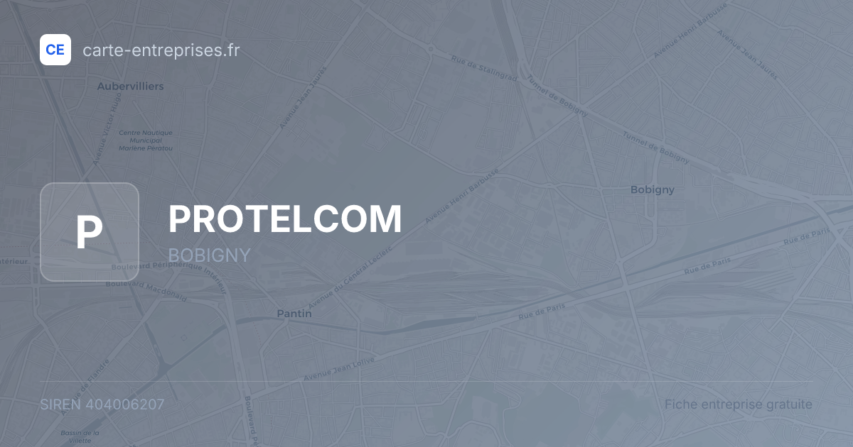 PROTELCOM — 404006207 — fiche entreprise