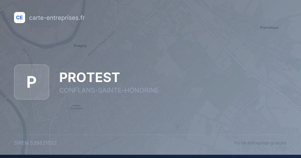 PROTEST — 539831032 — fiche entreprise