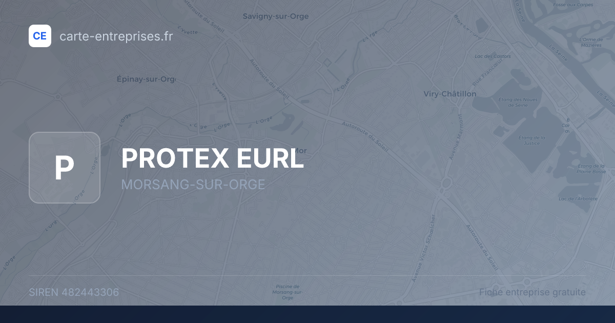 PROTEX EURL — 482443306 — fiche entreprise