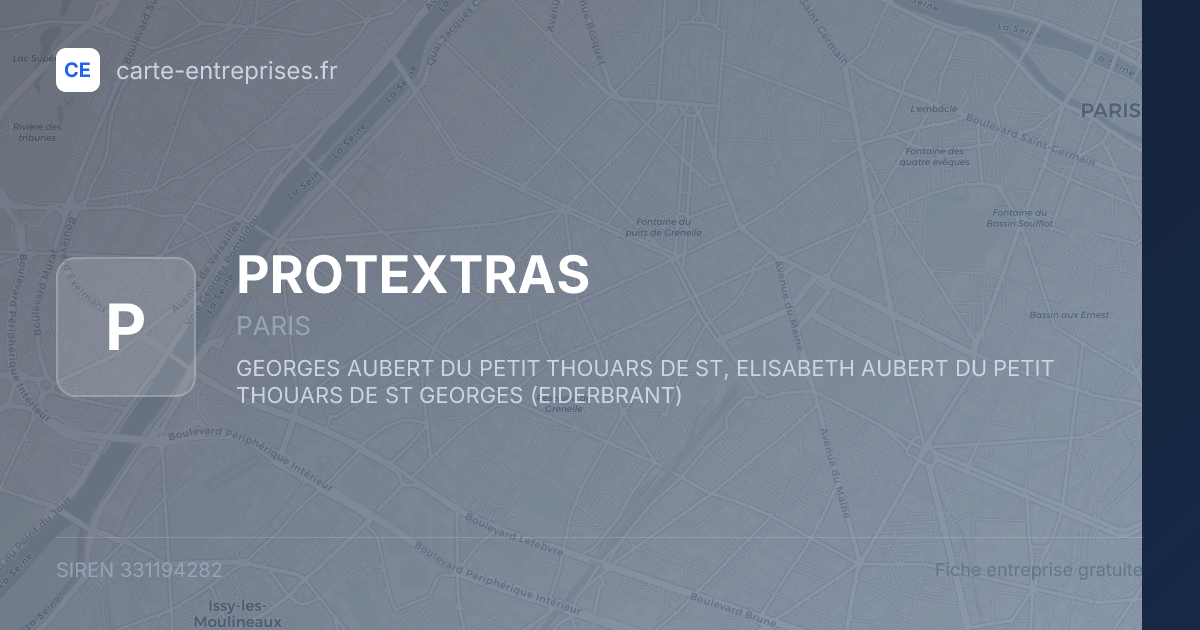 PROTEXTRAS — 331194282 — fiche entreprise