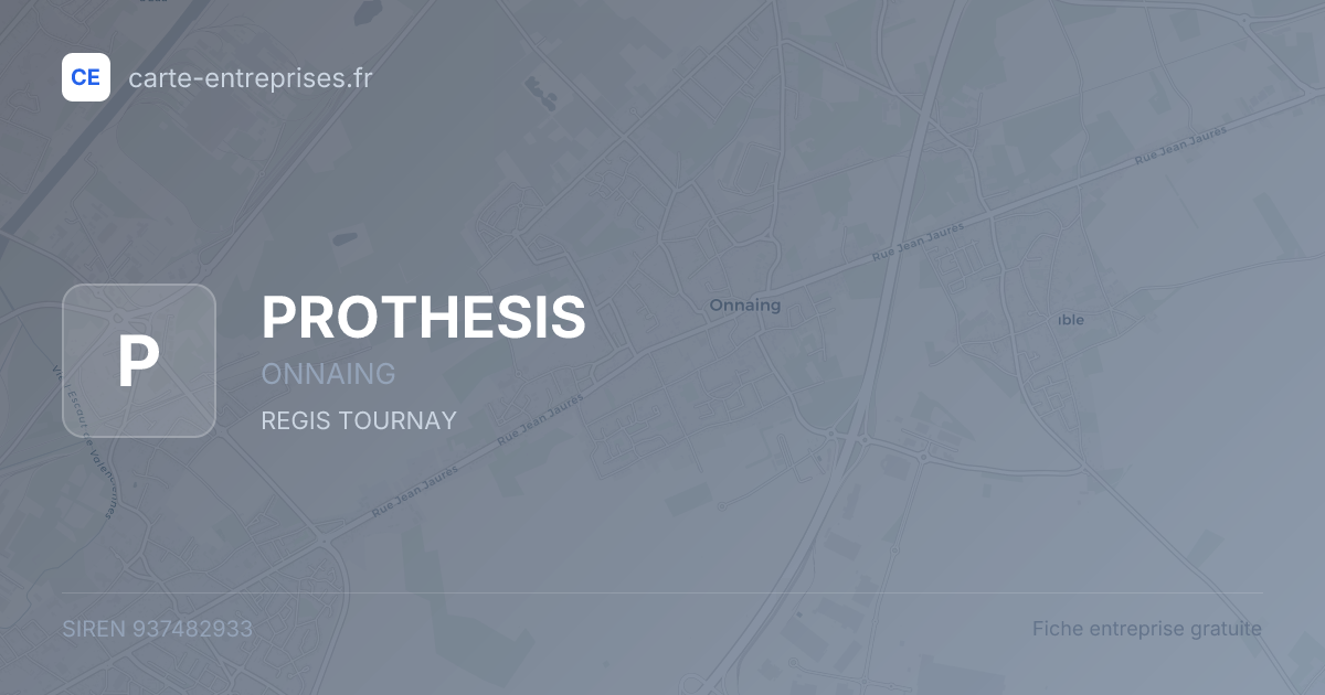 PROTHESIS — 937482933 — fiche entreprise