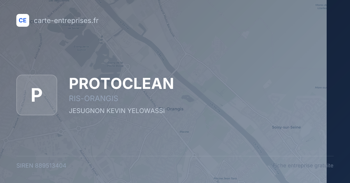 PROTOCLEAN — 889513404 — fiche entreprise