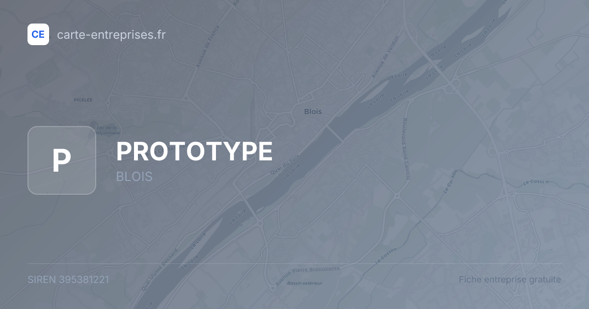 PROTOTYPE — 395381221 — fiche entreprise