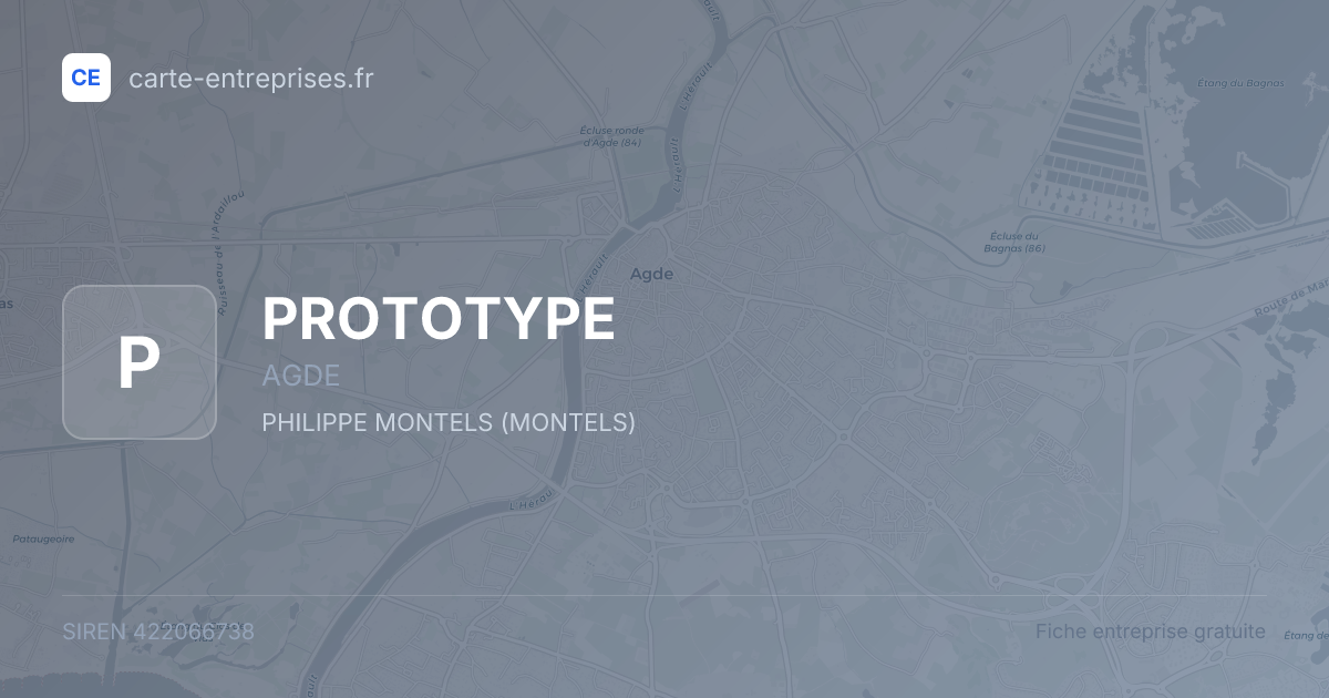 PROTOTYPE — 422066738 — fiche entreprise