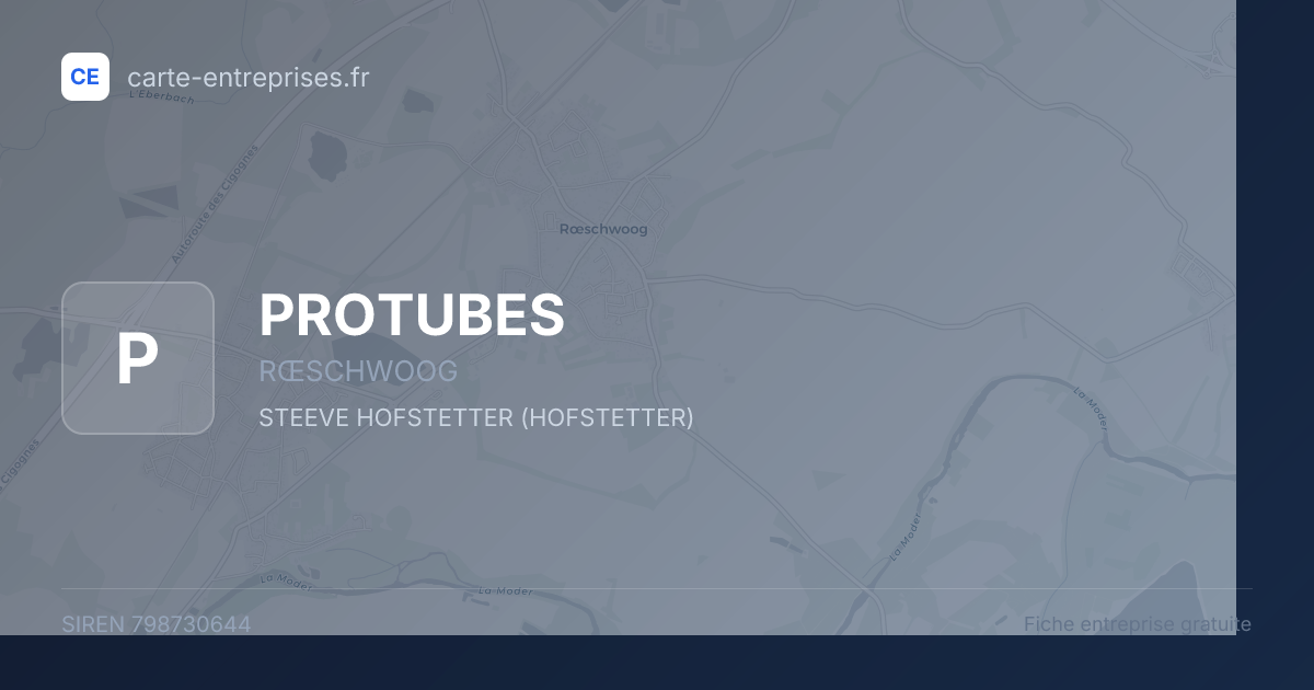 PROTUBES — 798730644 — fiche entreprise