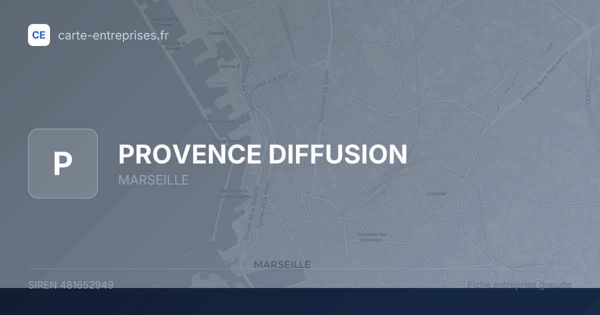 PROVENCE DIFFUSION — 481652949 — fiche entreprise