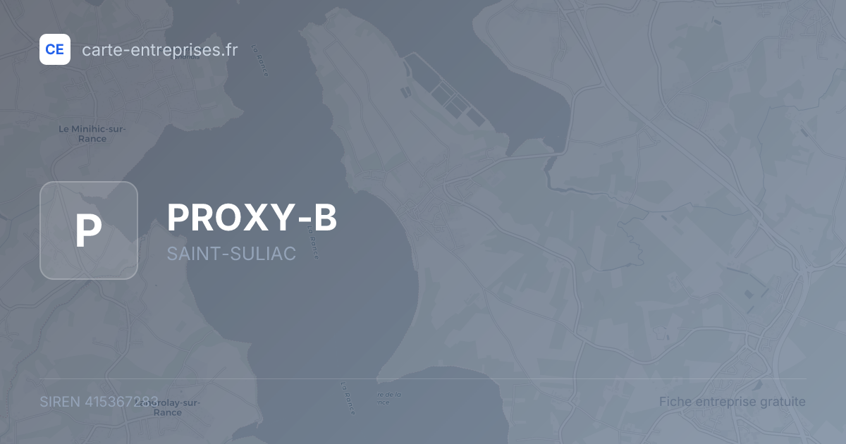 PROXY-B — 415367283 — fiche entreprise