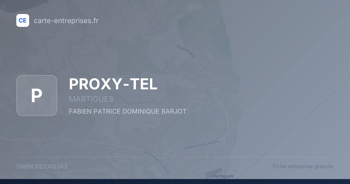PROXY-TEL — 922005343 — fiche entreprise