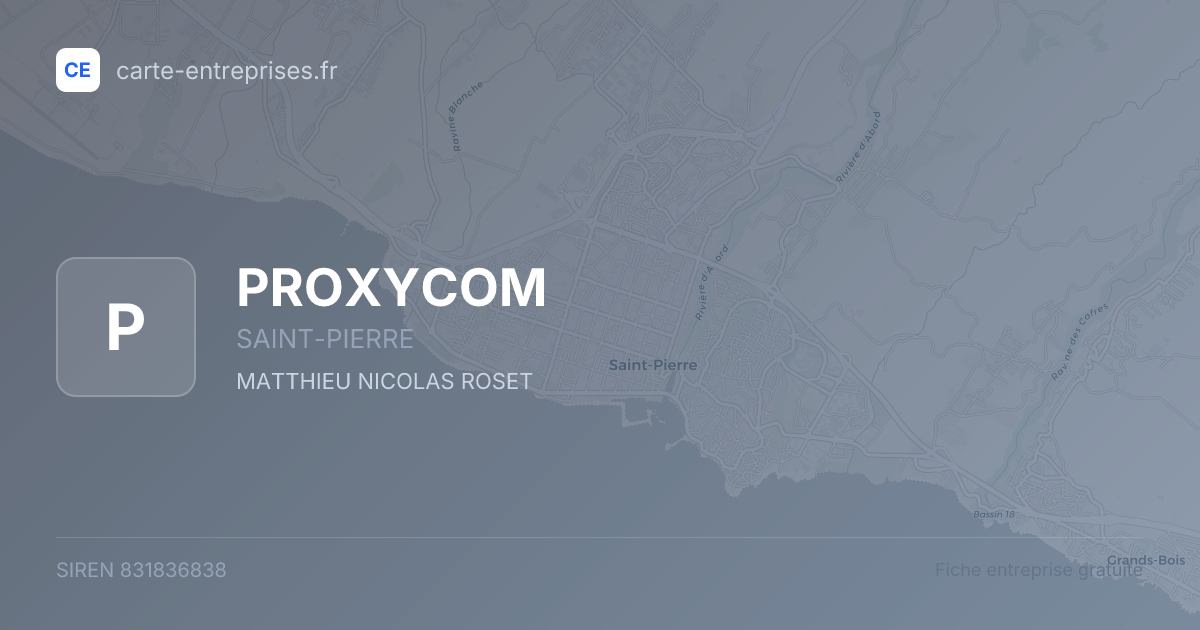 PROXYCOM — 831836838 — fiche entreprise