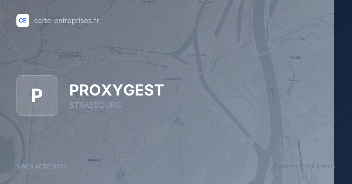 PROXYGEST — 409773876 — fiche entreprise