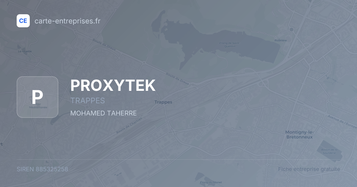 PROXYTEK — 885325258 — fiche entreprise