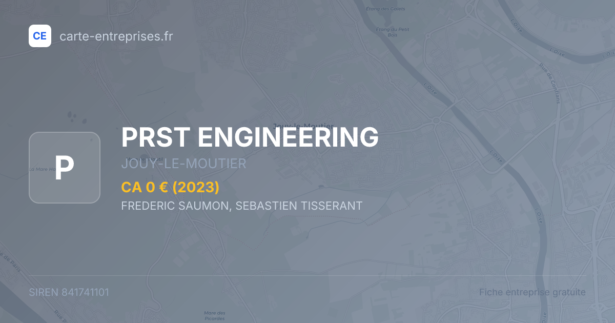 PRST ENGINEERING — 841741101 — fiche entreprise