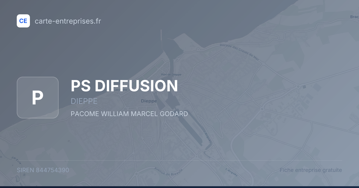 PS DIFFUSION — 844754390 — fiche entreprise