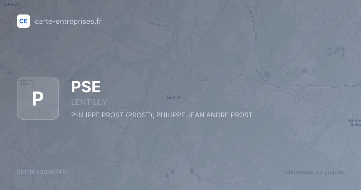 PSE — 830067419 — fiche entreprise