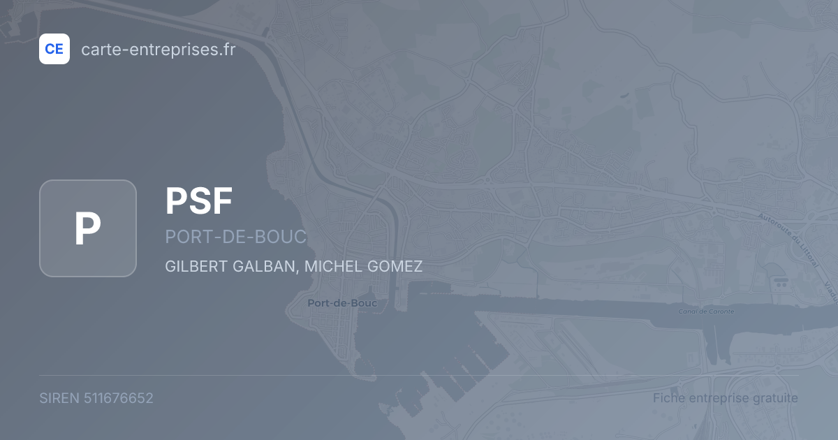 PSF — 511676652 — fiche entreprise