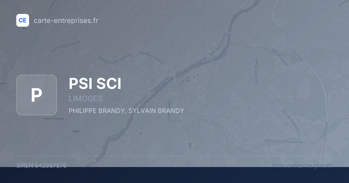 PSI SCI — 942987876 — fiche entreprise