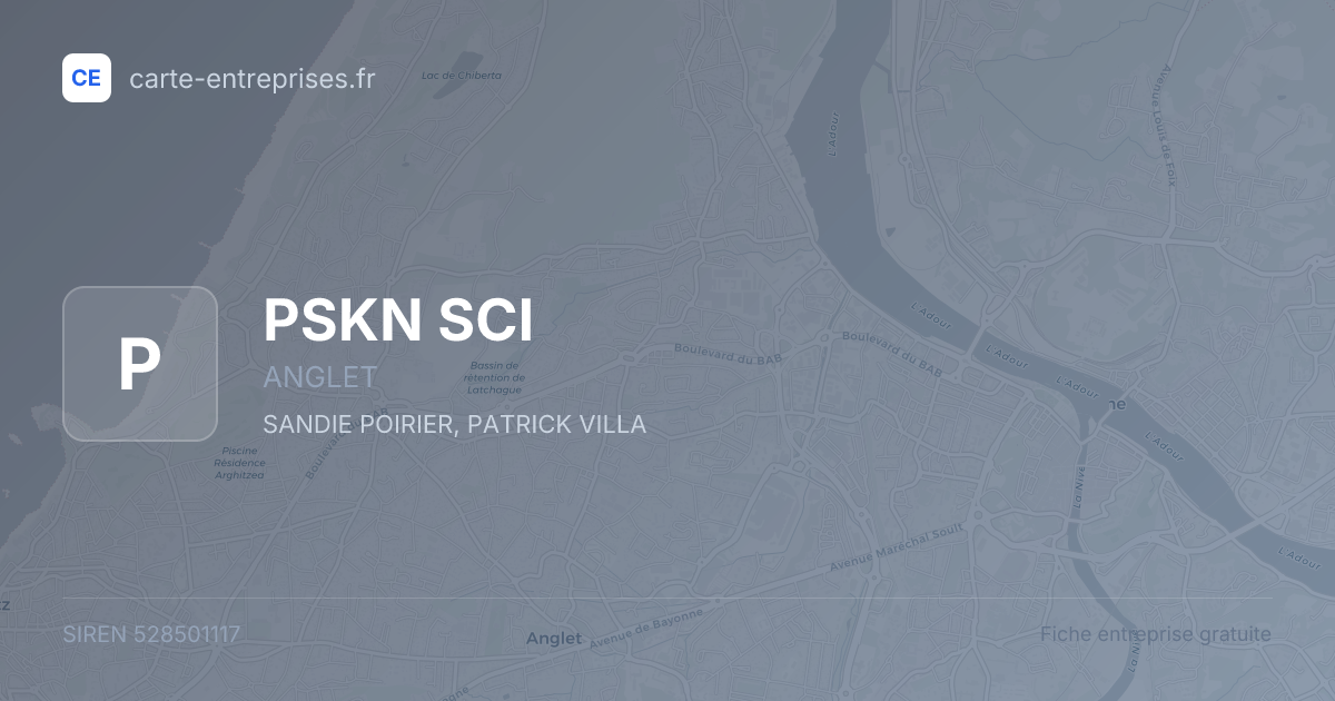 PSKN SCI — 528501117 — fiche entreprise