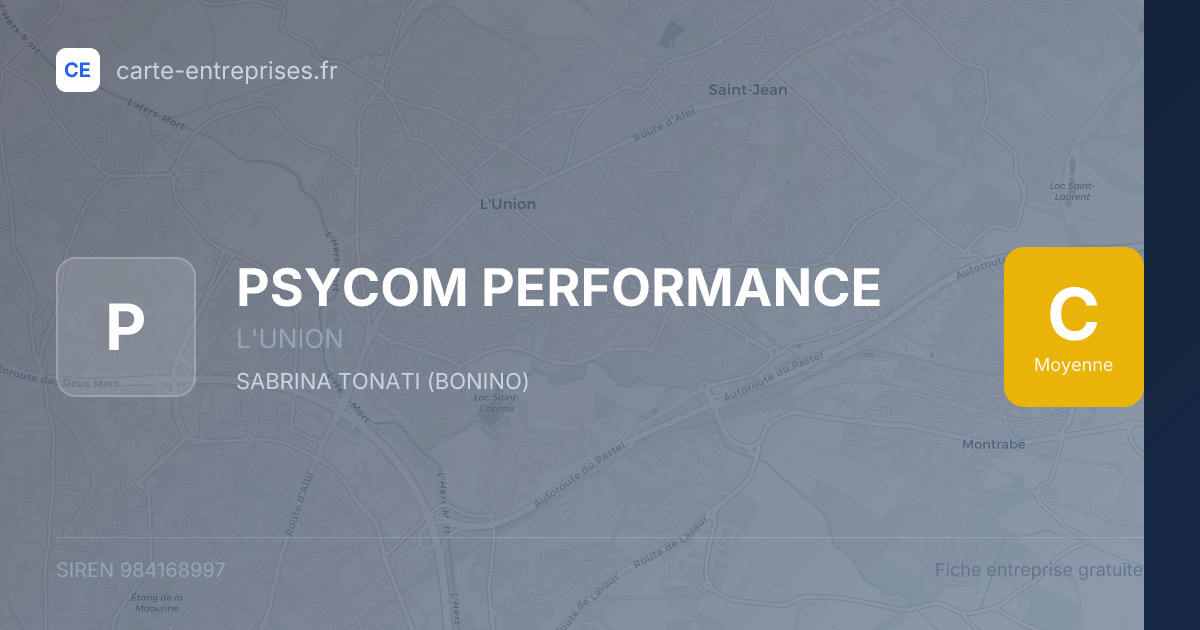 PSYCOM PERFORMANCE — 984168997 — fiche entreprise