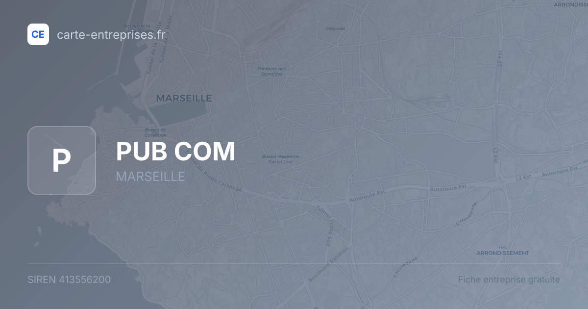 PUB COM — 413556200 — fiche entreprise