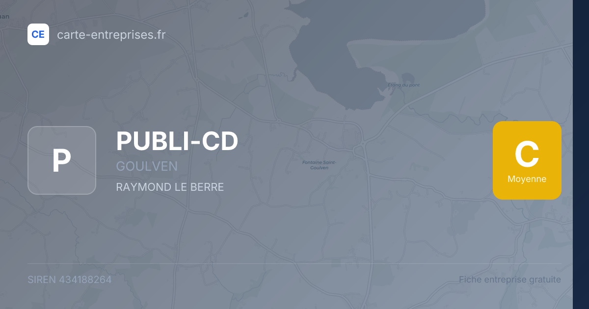 PUBLI-CD — 434188264 — fiche entreprise