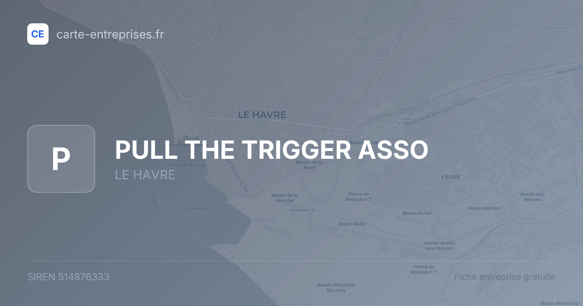 PULL THE TRIGGER ASSO — 514876333 — fiche entreprise