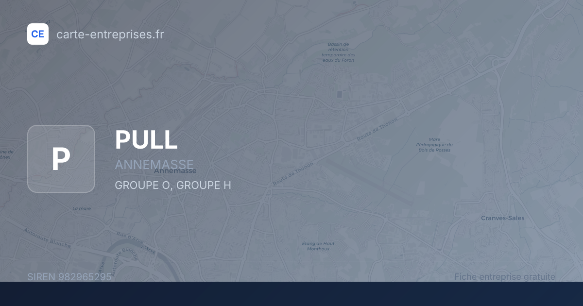 PULL — 982965295 — fiche entreprise