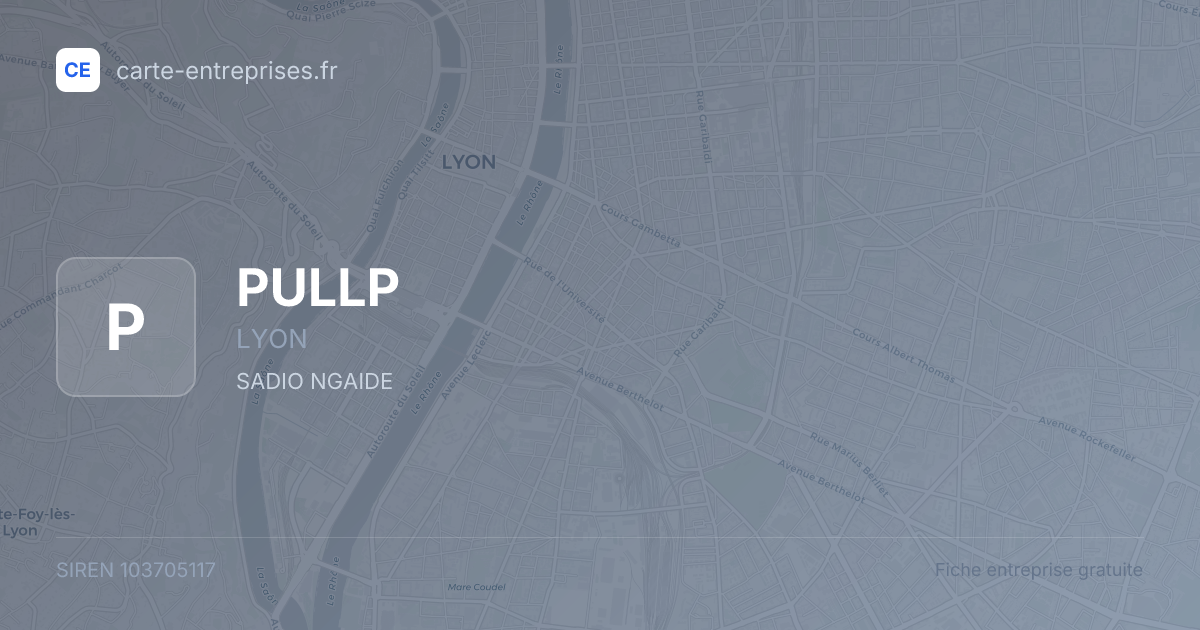 PULLP — 103705117 — fiche entreprise
