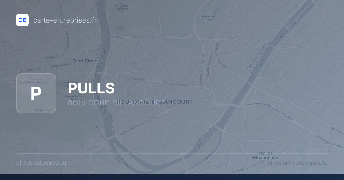 PULLS — 383663390 — fiche entreprise