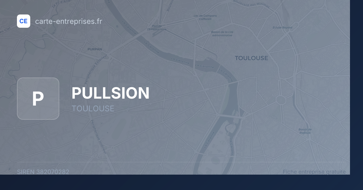 PULLSION — 382070282 — fiche entreprise