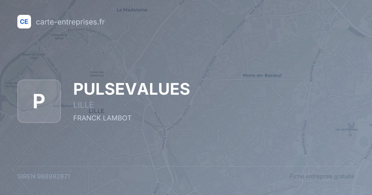PULSEVALUES — 988992871 — fiche entreprise