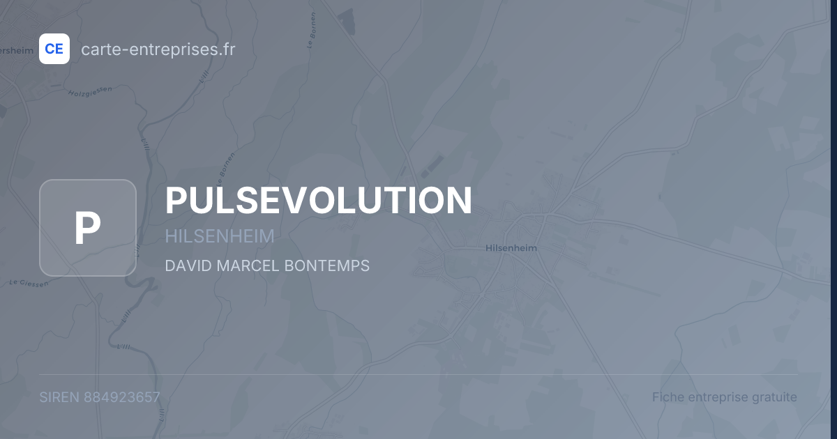 PULSEVOLUTION — 884923657 — fiche entreprise