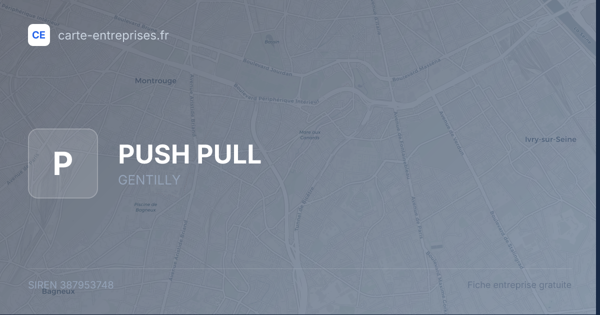 PUSH PULL — 387953748 — fiche entreprise