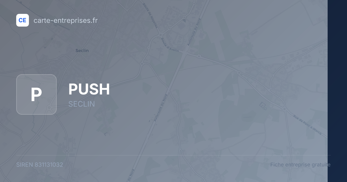 PUSH — 831131032 — fiche entreprise