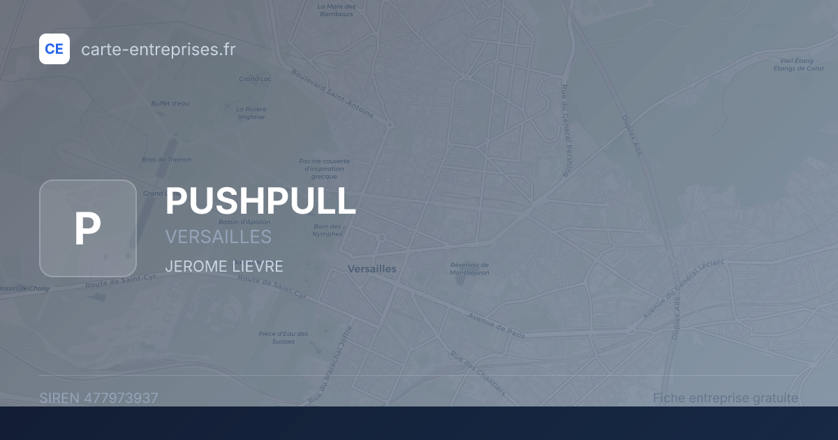 PUSHPULL — 477973937 — fiche entreprise