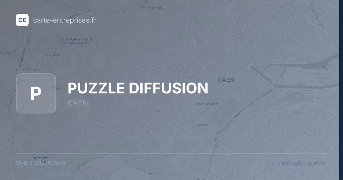 PUZZLE DIFFUSION — 387792583 — fiche entreprise
