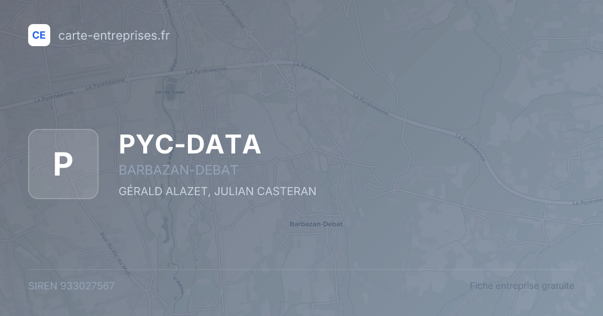 PYC-DATA — 933027567 — fiche entreprise