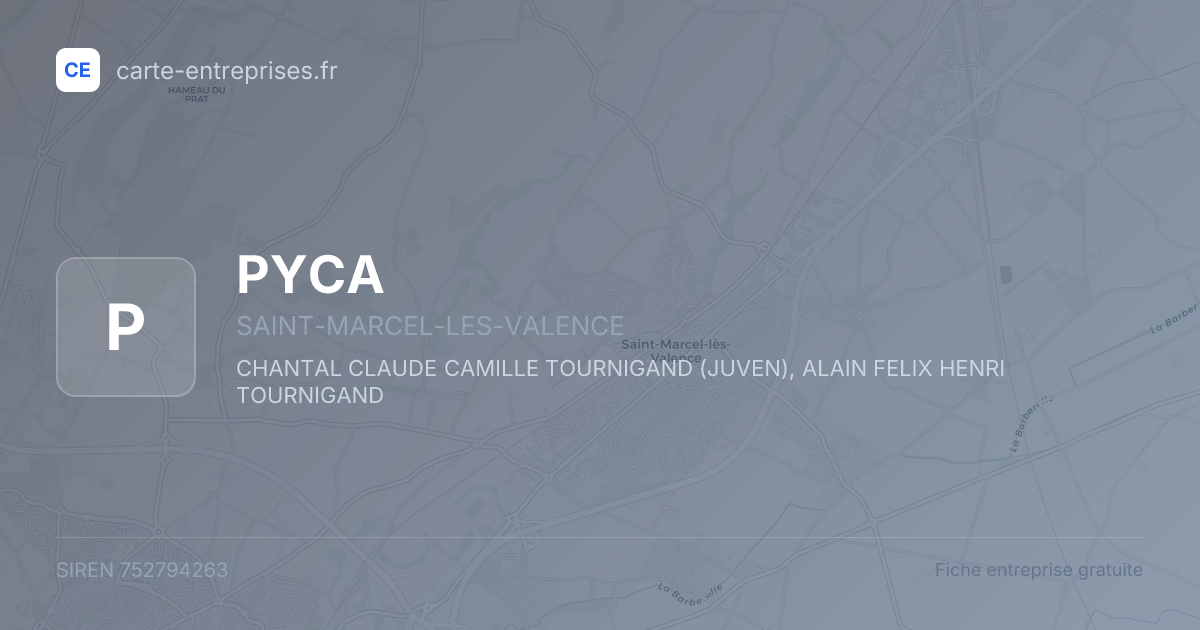 PYCA — 752794263 — fiche entreprise