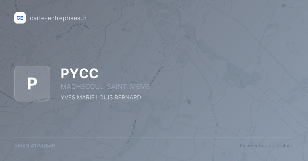 PYCC — 417551561 — fiche entreprise