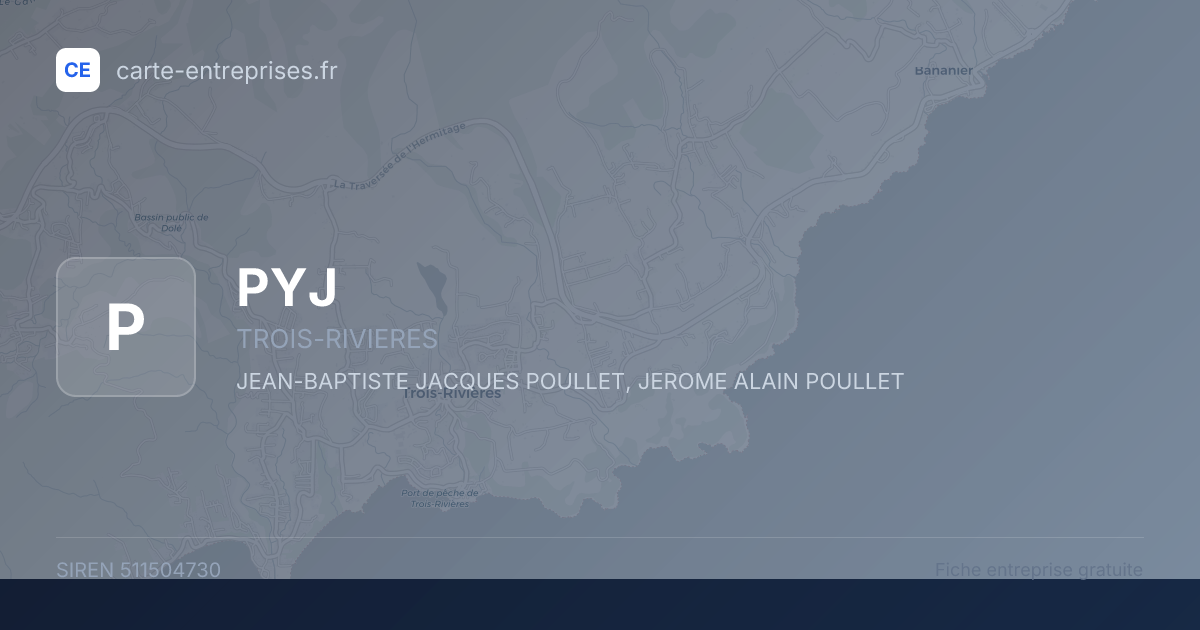 PYJ — 511504730 — fiche entreprise