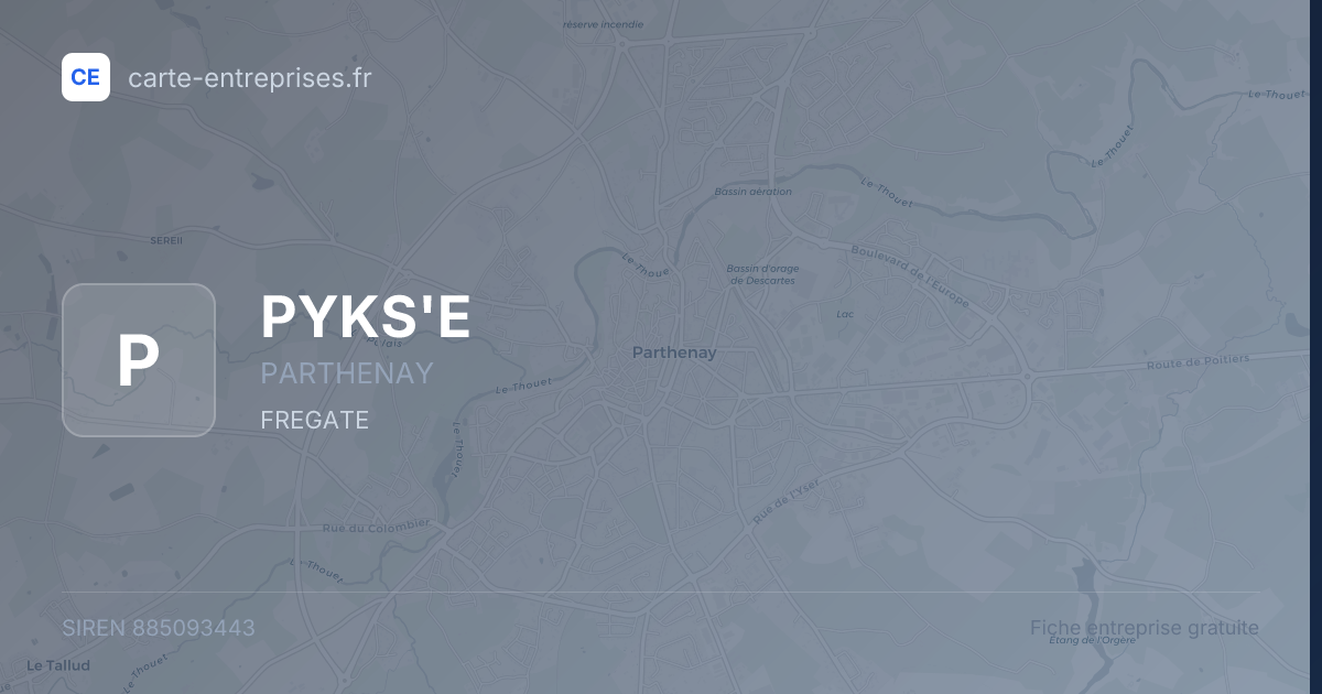 PYKS'E — 885093443 — fiche entreprise