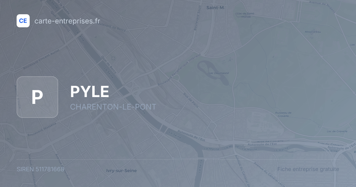PYLE — 511781668 — fiche entreprise