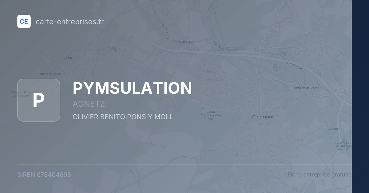 PYMSULATION — 878404698 — fiche entreprise