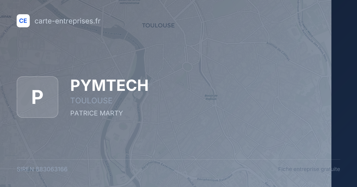 PYMTECH — 883063166 — fiche entreprise
