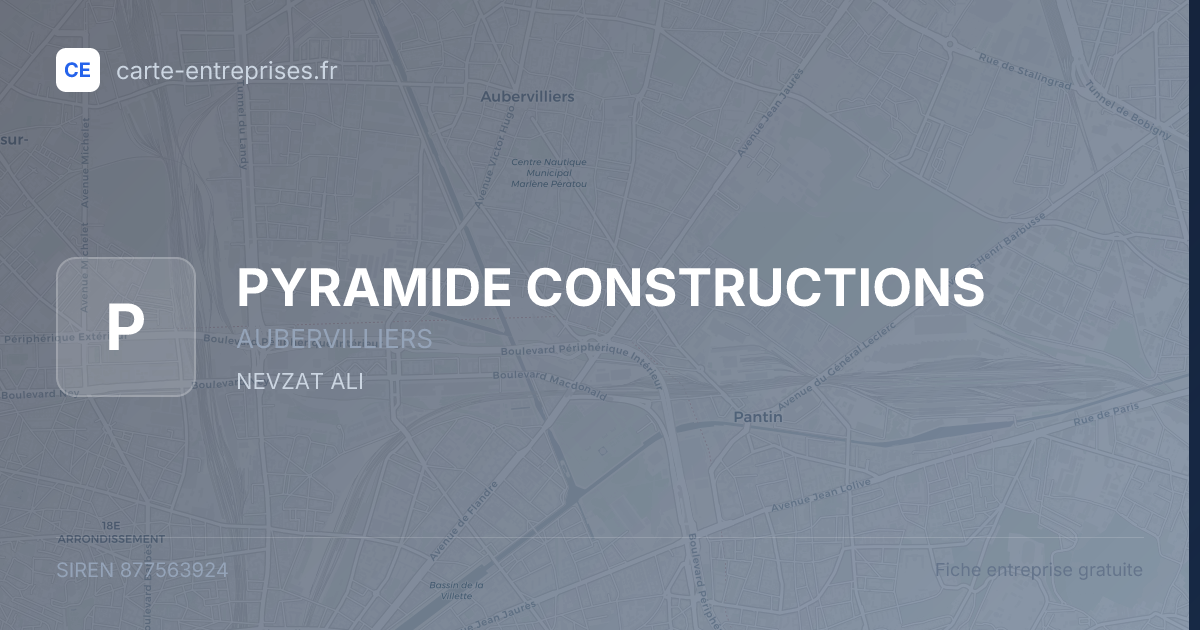 PYRAMIDE CONSTRUCTIONS — 877563924 — fiche entreprise