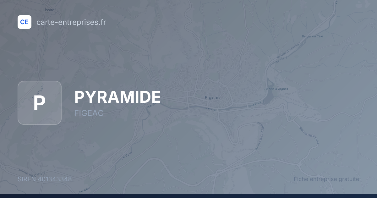 PYRAMIDE — 401343348 — fiche entreprise