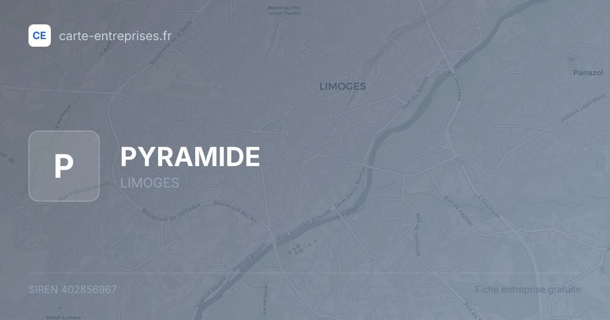 PYRAMIDE — 402856967 — fiche entreprise
