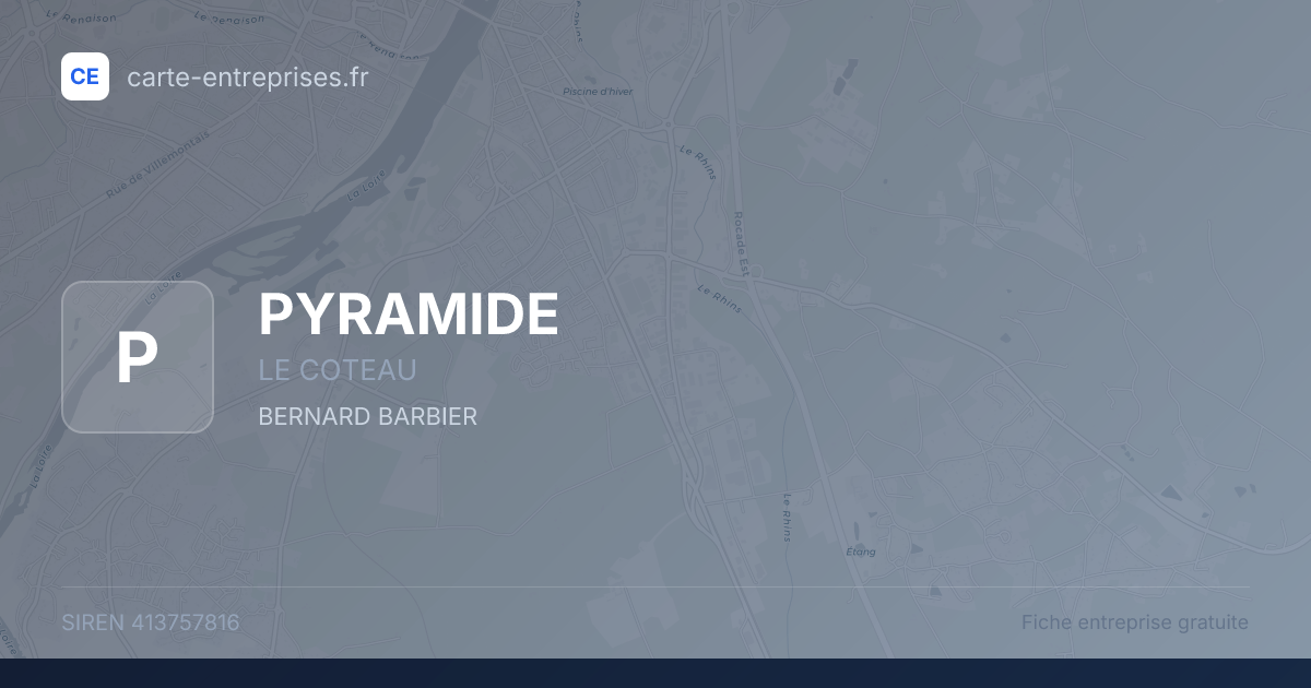 PYRAMIDE — 413757816 — fiche entreprise