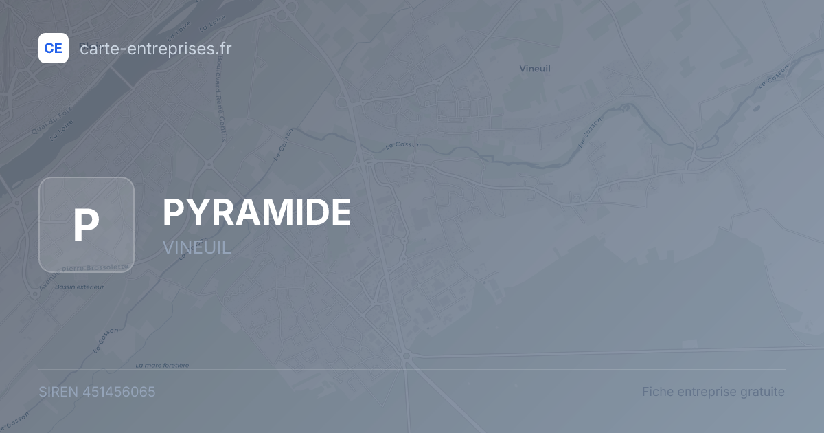PYRAMIDE — 451456065 — fiche entreprise